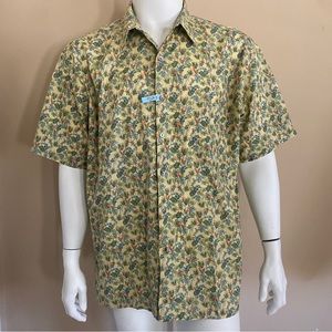 TORI RICHARD Birds Parott Macaw Hawaiian Shirt Size XL Mens